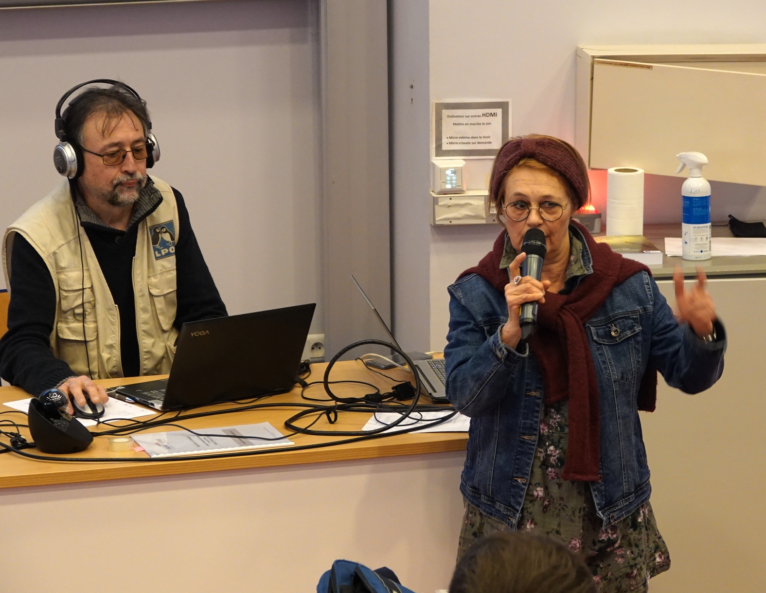 Intervenant lors de l'AG 2022 de la LPO Normandie