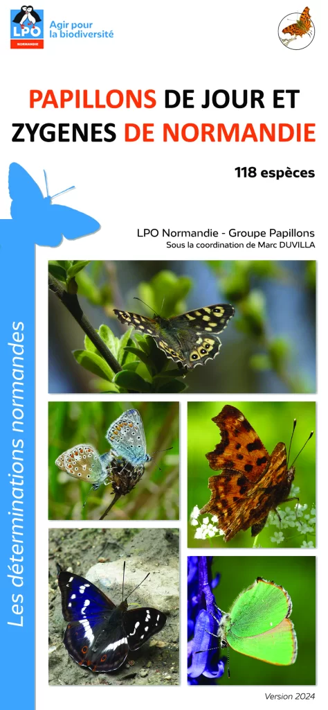 Couverture du guide des papillons de Normandie