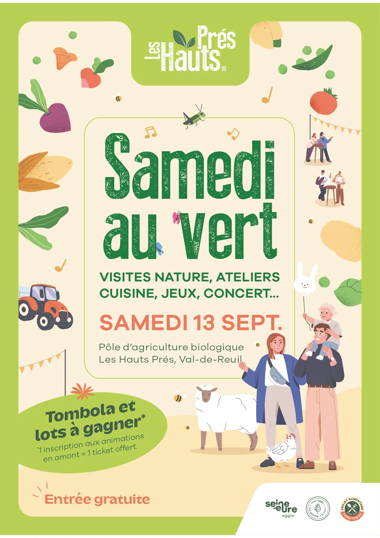 Affiche Samedi au vert