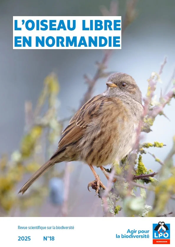 Couverture de la revue scientifique de la LPO Normandie 2025 No18